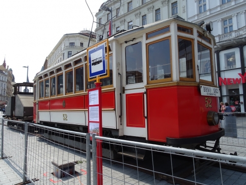 "Public Transport Nostalgia" Exhibition on Namesti Svobody, June 2019 - Zenon Moreau